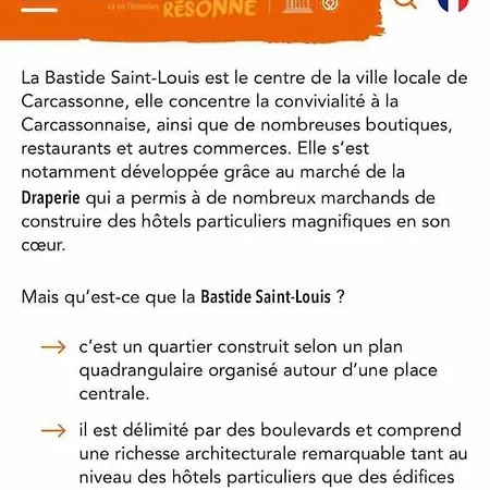 * Le Mistral De Chloe * Appartamento Carcassonne